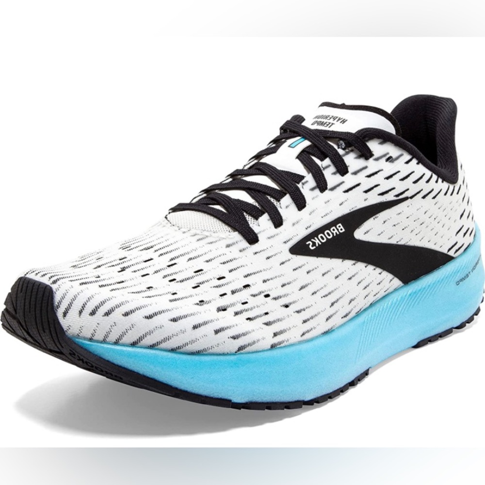 Brooks White and Blue Women's Sneakers - Picture 2 of 4